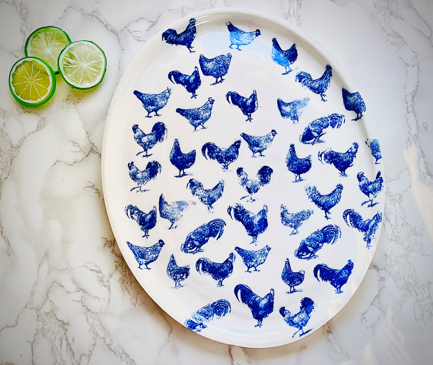 Large Oval Serving Tray